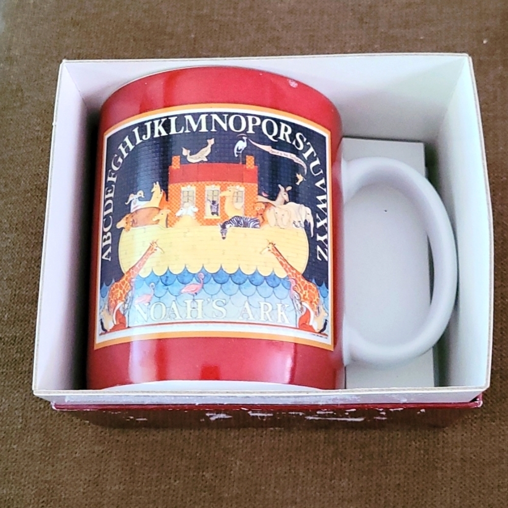 Vintage Noah's Ark II / Ellen Stouffer / Alphabet mug